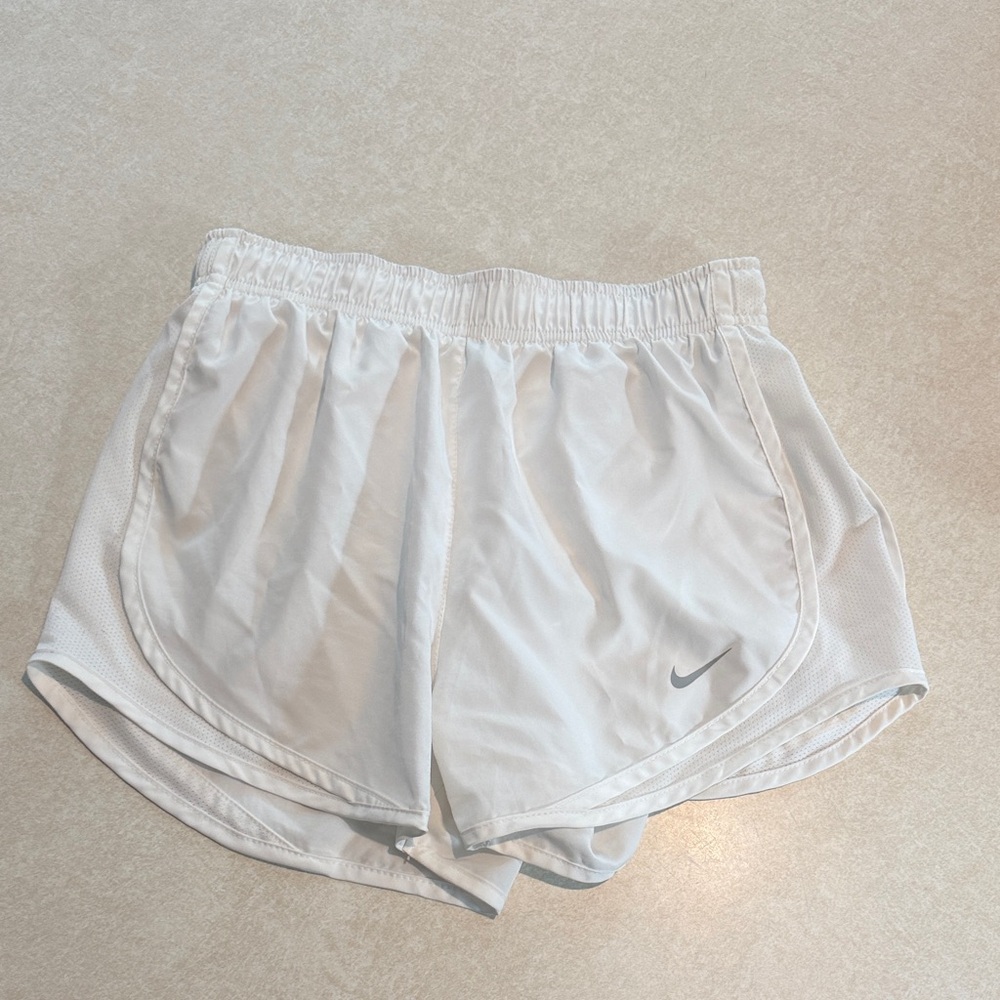 Nike Women's Light Gray Athletic Shorts